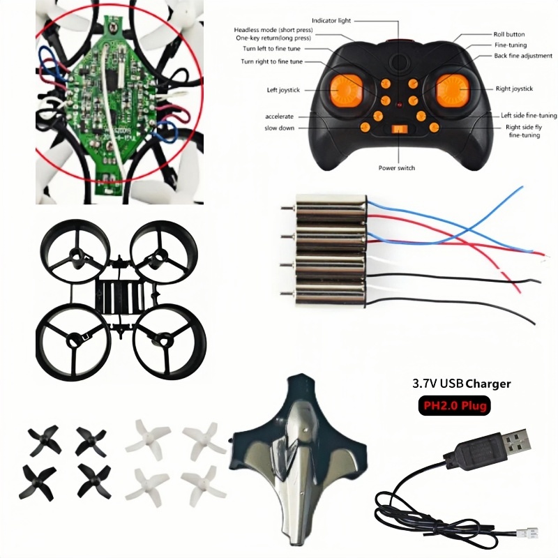 Complete DIY Drone Kit 2.4G 6A - огляд і ціна Rc Helicopter Charger