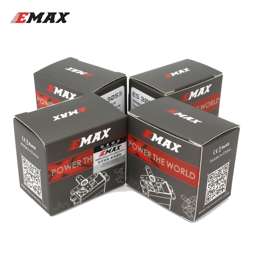 4pcs EMAX ES3054 ES3004 ES3001 - огляд і ціна Rc Helicopter Servo