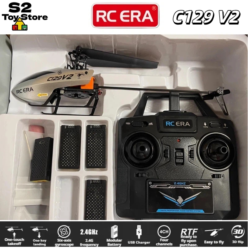 RC ERA C129V2 4CH 2.4GHz Smart - огляд і ціна Rc Helicopter Gyro