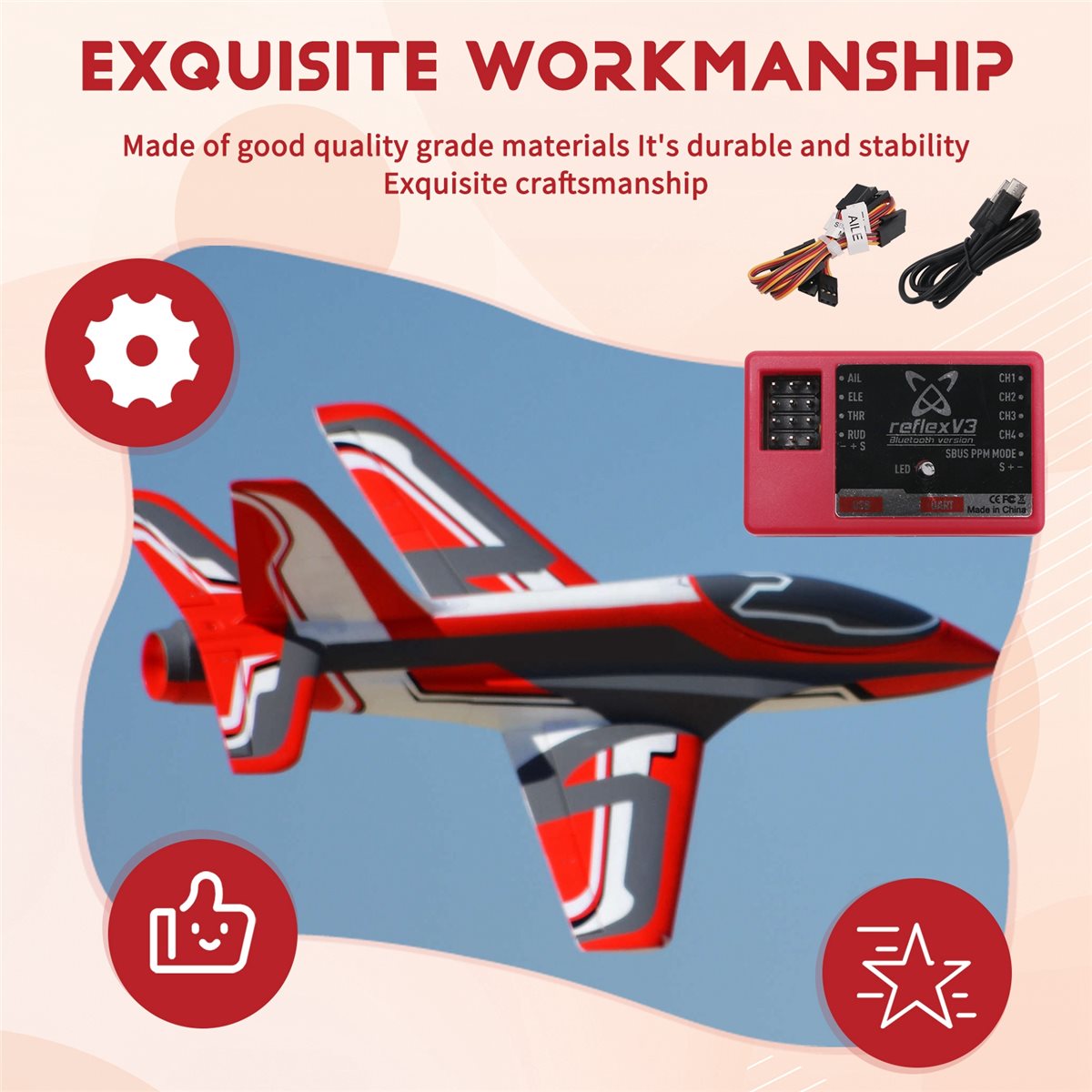 goodede For FMS Reflex V3 Flig - огляд і ціна Rc Helicopter Gyro